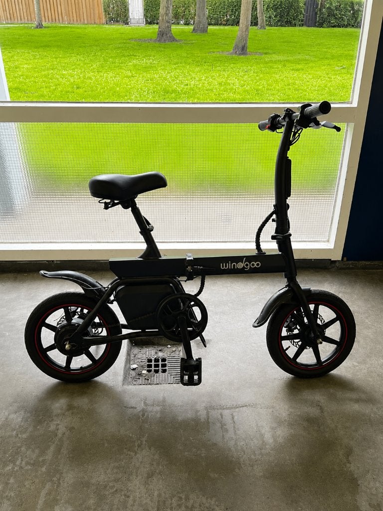 Windgoo B20 elektrische vouwfiets, Gebruikt, Heren, 14 tot 16 inch, Totaal opvouwbaar