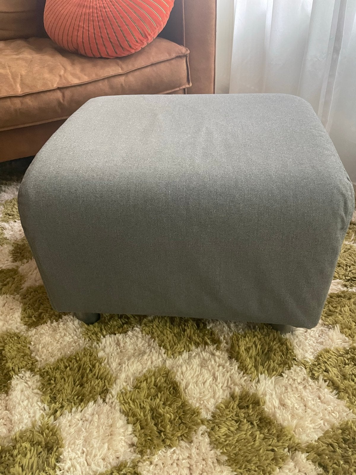Ikea Poef met wasbare hoes, Ophalen, Vierkant, 50 tot 75 cm