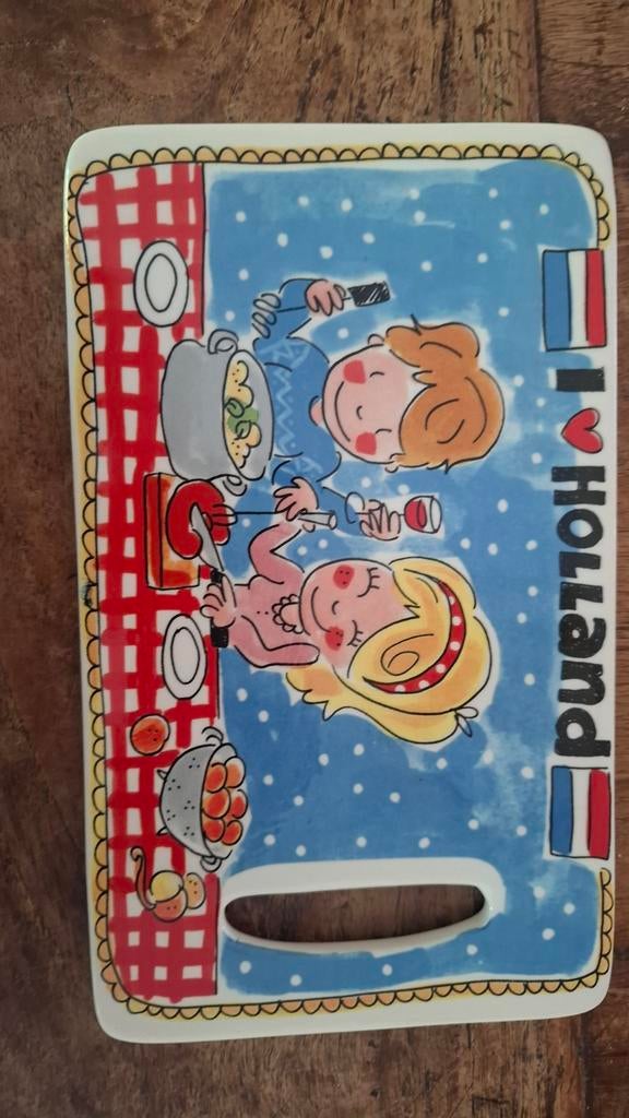 Blond Amsterdam Unox Plankje - I Love Holland, Huis en Inrichting, Blond Amsterdam, Keramiek, Overige typen, Ophalen of Verzenden