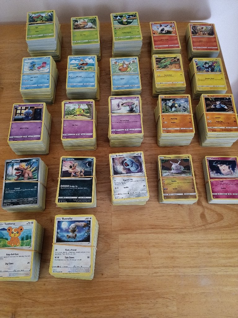 Bulk pokémon kaarten, Ophalen of Verzenden, Zo goed als nieuw, Meerdere kaarten
