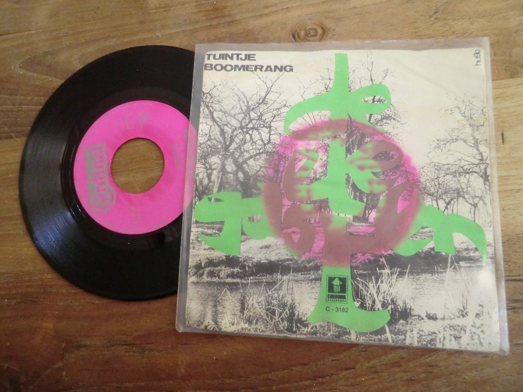 elegasten             tuintje/boomerang  (origineel), Verzenden, Gebruikt, 7 inch, Levenslied of Smartlap