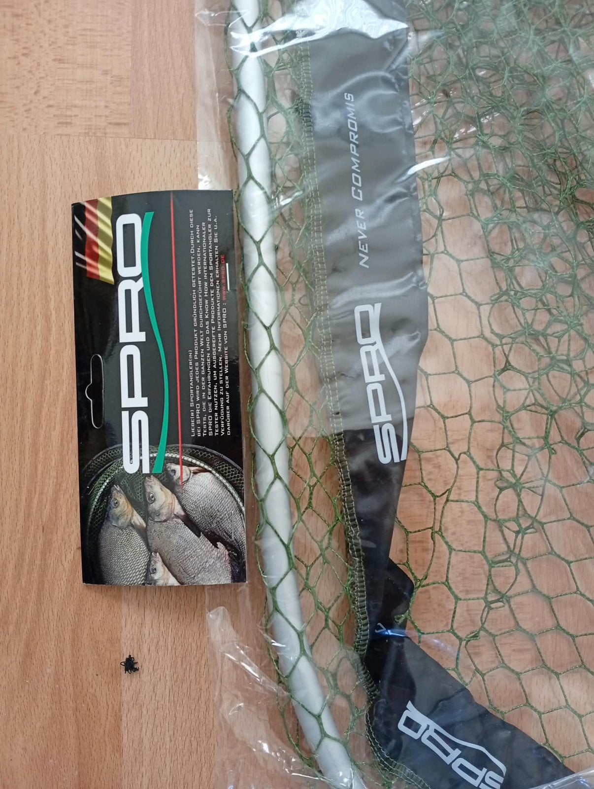 Spro schepnet, Ophalen, Net of Fuik