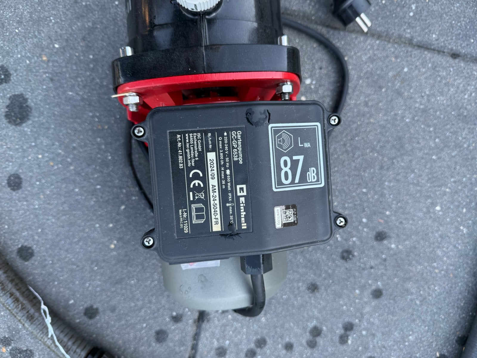 Einhell GC-GP 6538 Tuinpomp - Zo goed als nieuw, Tuin en Terras, Waterpompen, Ophalen of Verzenden, Zo goed als nieuw, Elektrisch