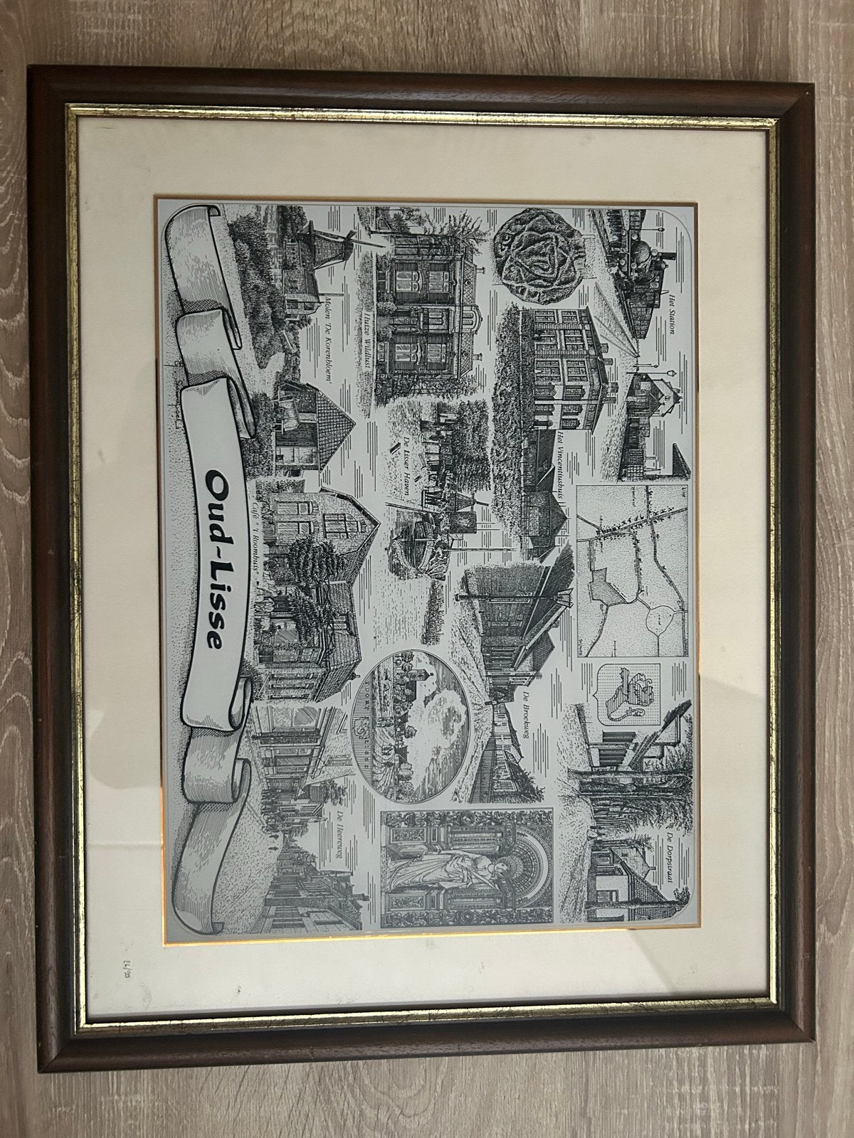 Uniek Schilderij Oud-Lisse - Nummer 24 van 99, Antiek en Kunst, Kunst | Schilderijen | Klassiek, Realistisch, Ophalen of Verzenden