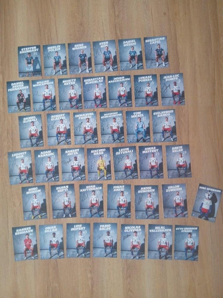 Gesigneerde 2024-2025 spelerskaarten HSV (Hamburger SV), Verzamelen, Ophalen of Verzenden, Nieuw, Buitenlandse clubs, Spelerskaart