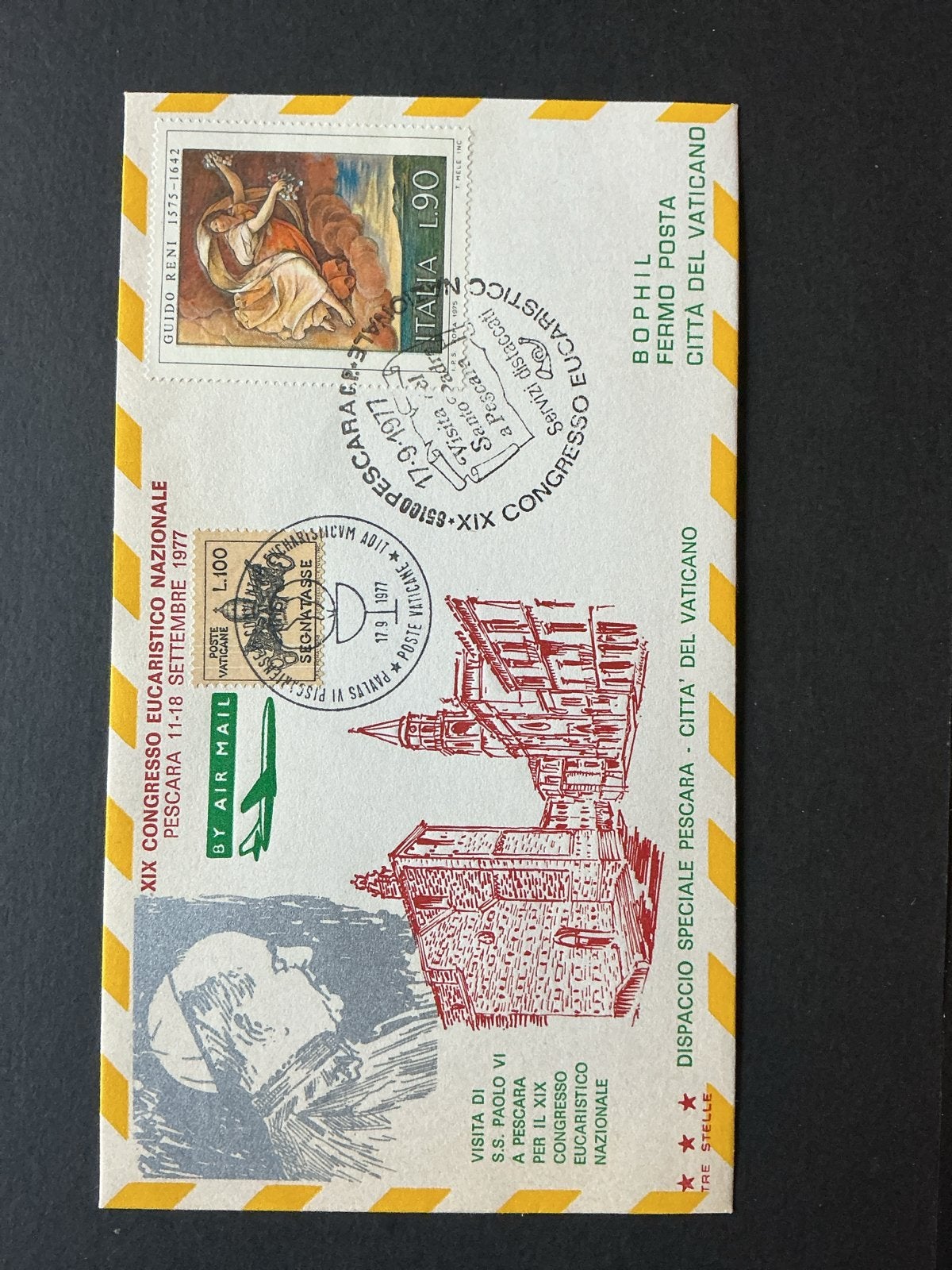 48. Religie Vaticaanstad FDC XIX Eucharistisch Congres, Verzenden, Onbeschreven, Europa