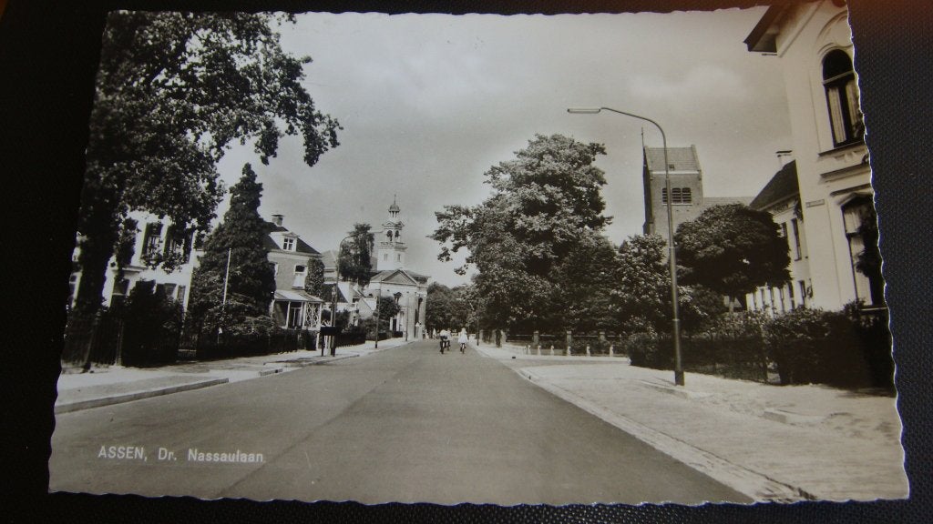 Assen  Dr Nassaulaan., Verzamelen, Ophalen of Verzenden, 1960 tot 1980, Gelopen, Drenthe
