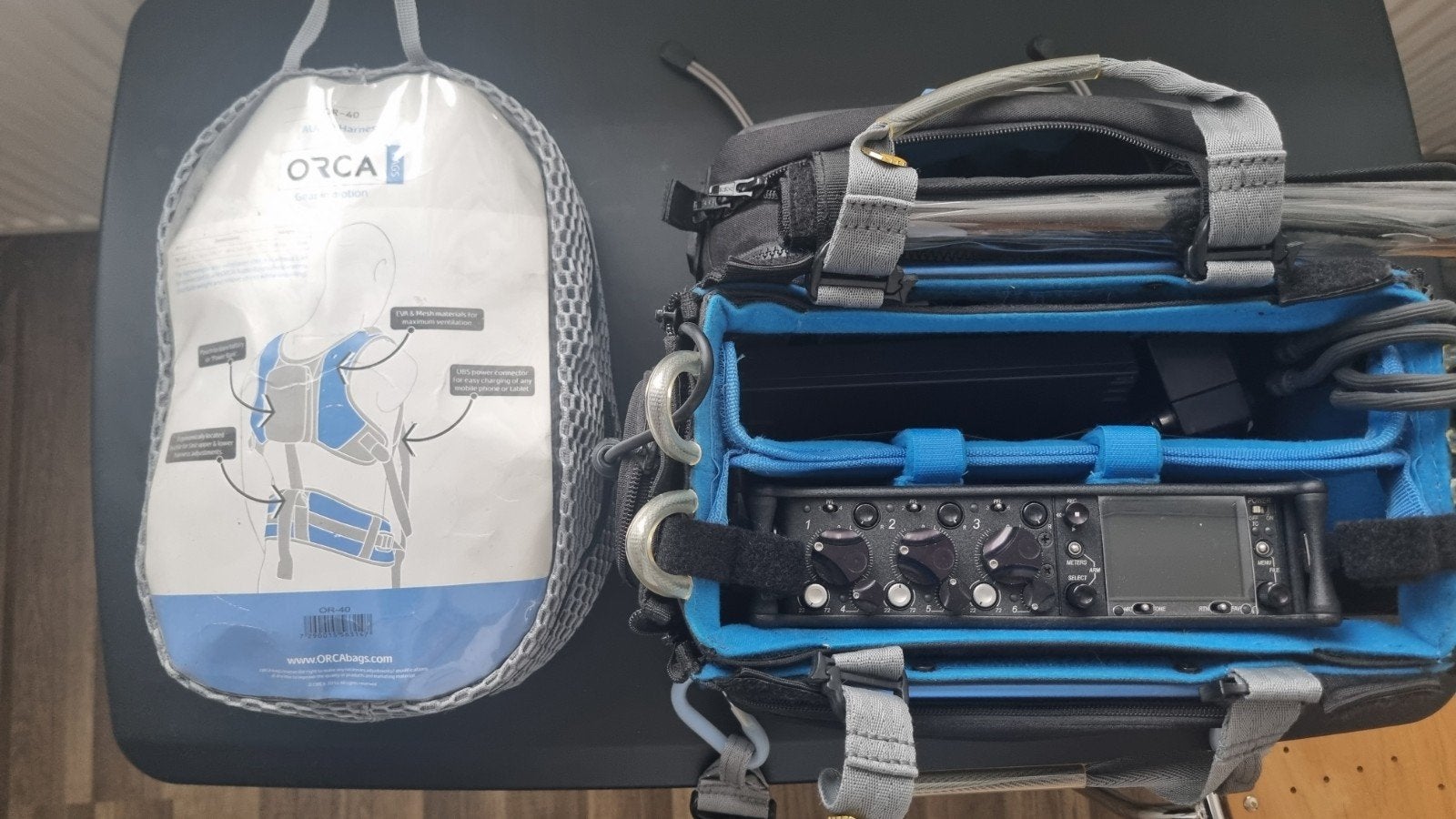 Sound Devices 633 met Orca tas/harnass, Ophalen, Zo goed als nieuw, Audio