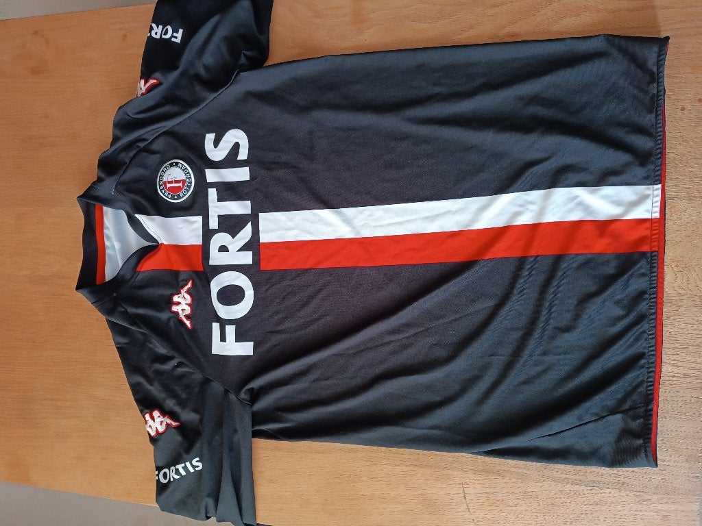Feyenoord uit-shirt met sponsor Fortis, Groter dan maat XL, Ophalen, Zo goed als nieuw, Shirt
