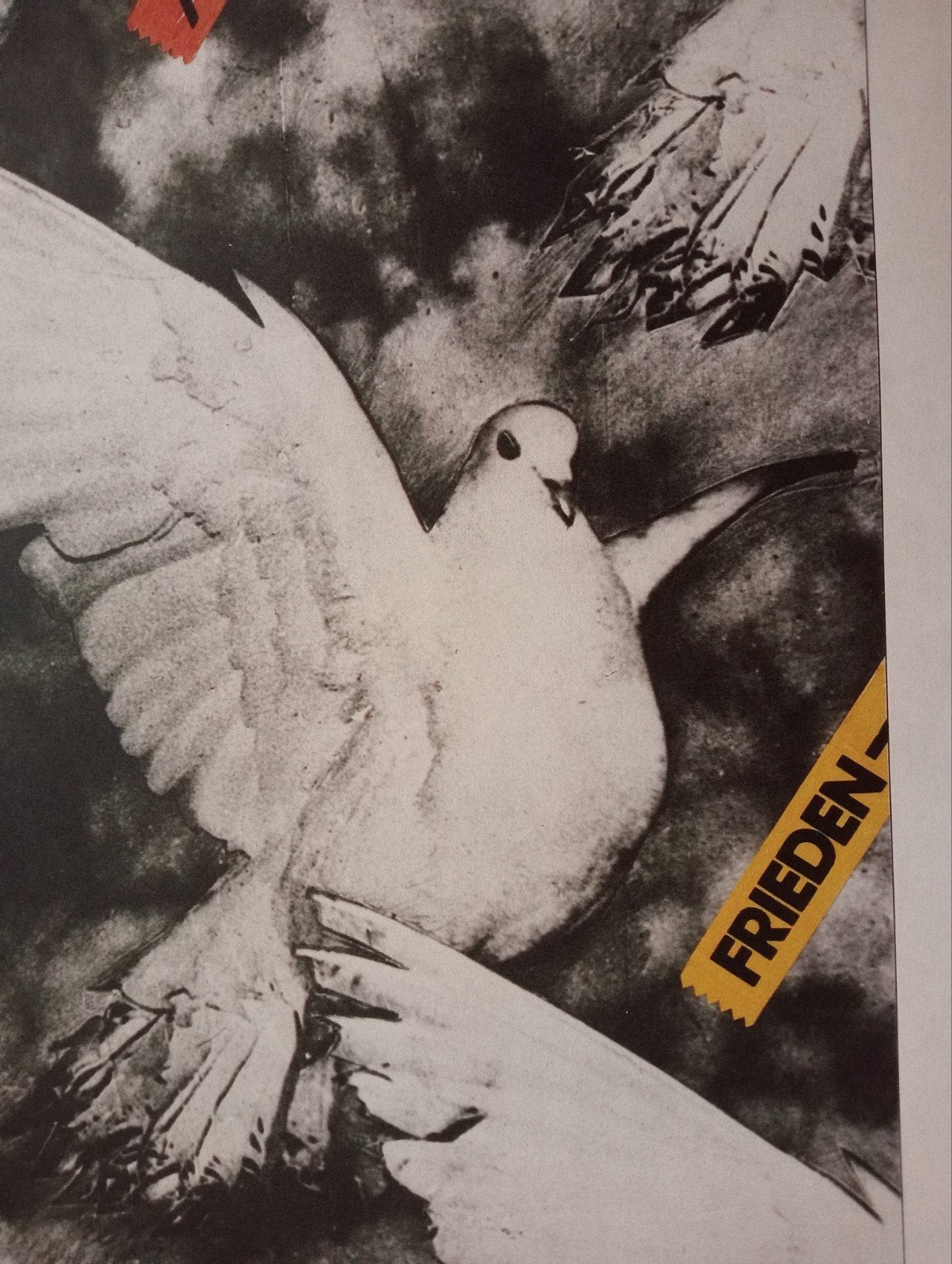 Affiche Rusland USSR Sovjet-Unie Perestroika 1987 Peace Pax, Ophalen of Verzenden