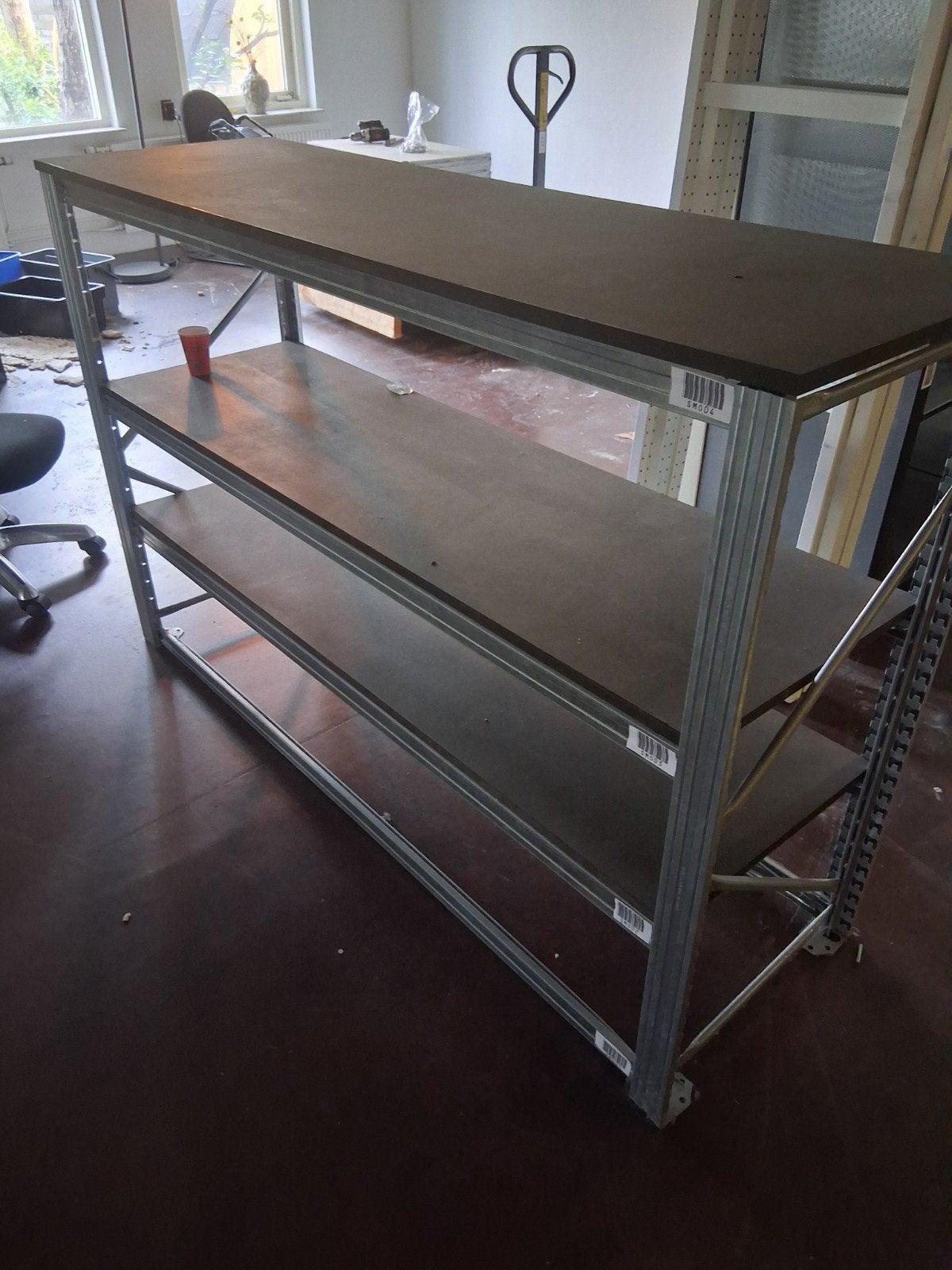 lage stelling kast legbordstelling, Ophalen