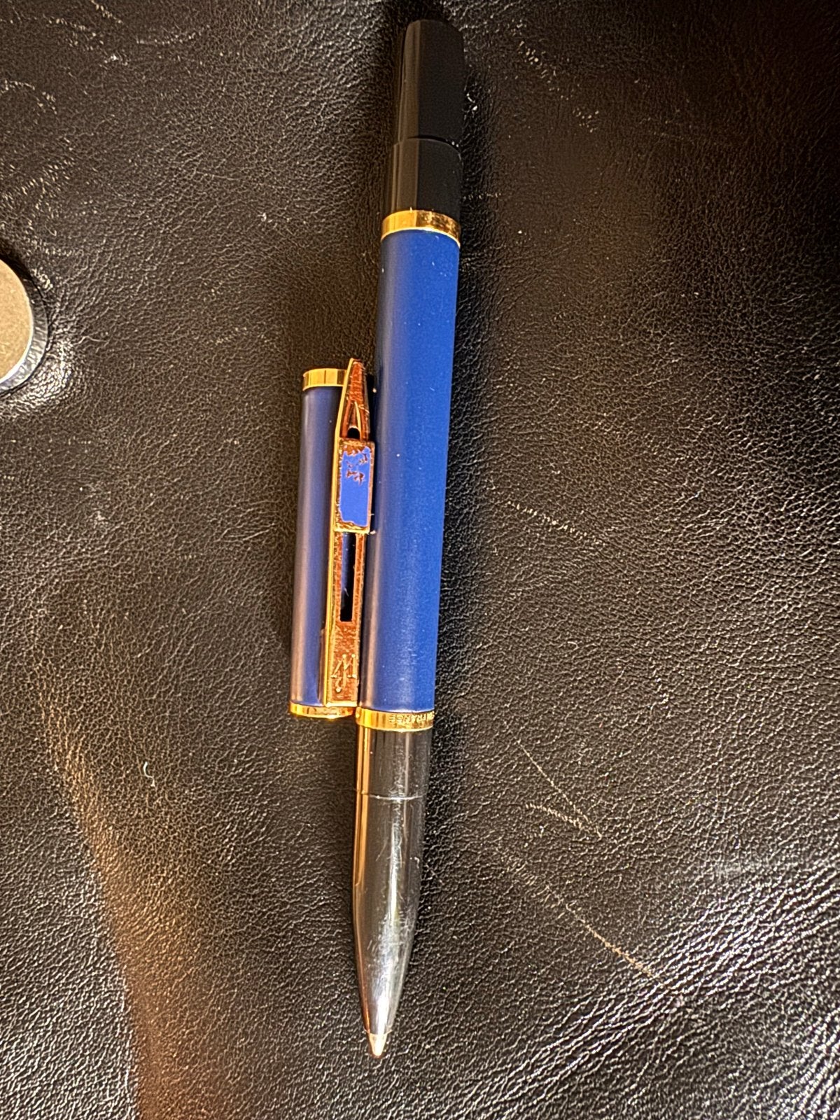 Waterman Supermaster "Vincent van Gogh" rollerpen, Verzamelen, Pennenverzamelingen, Gebruikt, Balpen, Met doosje, Ophalen of Verzenden