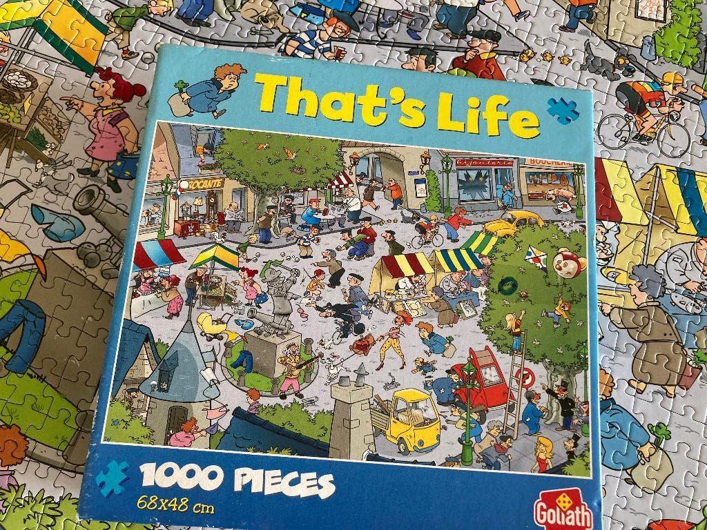 That’s Life 1000 puzzelstukjes, Ophalen of Verzenden, 500 t/m 1500 stukjes, Zo goed als nieuw, Legpuzzel