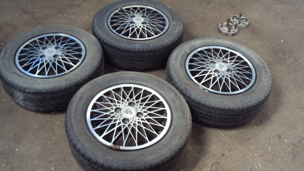 Porsche 924  Le Mans  Turbo Look velgen, Ophalen, Gebruikt, 15 inch, Velg(en)