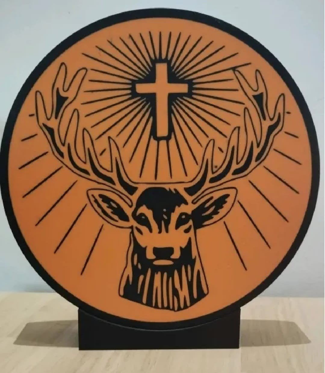 Jägermeister LED Lamp - Sfeervolle Verlichting, Huis en Inrichting, Overige merken, Kunststof, Zwart, Ophalen of Verzenden