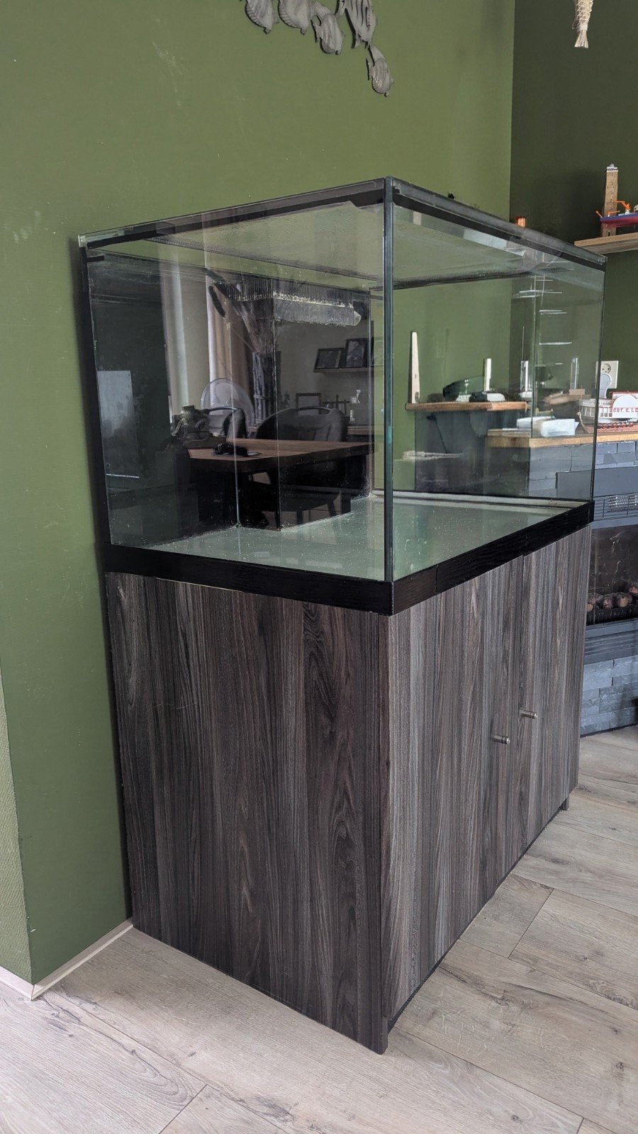 Compleet zeeaquarium 325 liter, Dieren en Toebehoren, Ophalen, Gebruikt, Leeg aquarium, Inclusief toebehoren