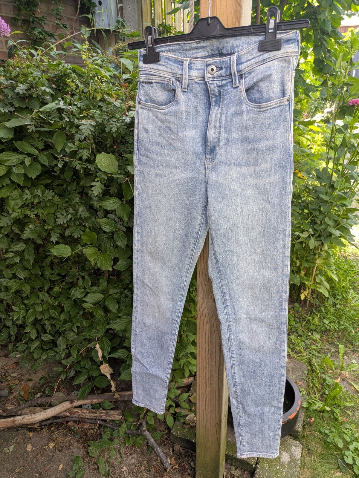 G-Star Raw Kafey Ultra High Skinny Jeans W27 L32, Blauw, Ophalen of Verzenden, Zo goed als nieuw, Lang