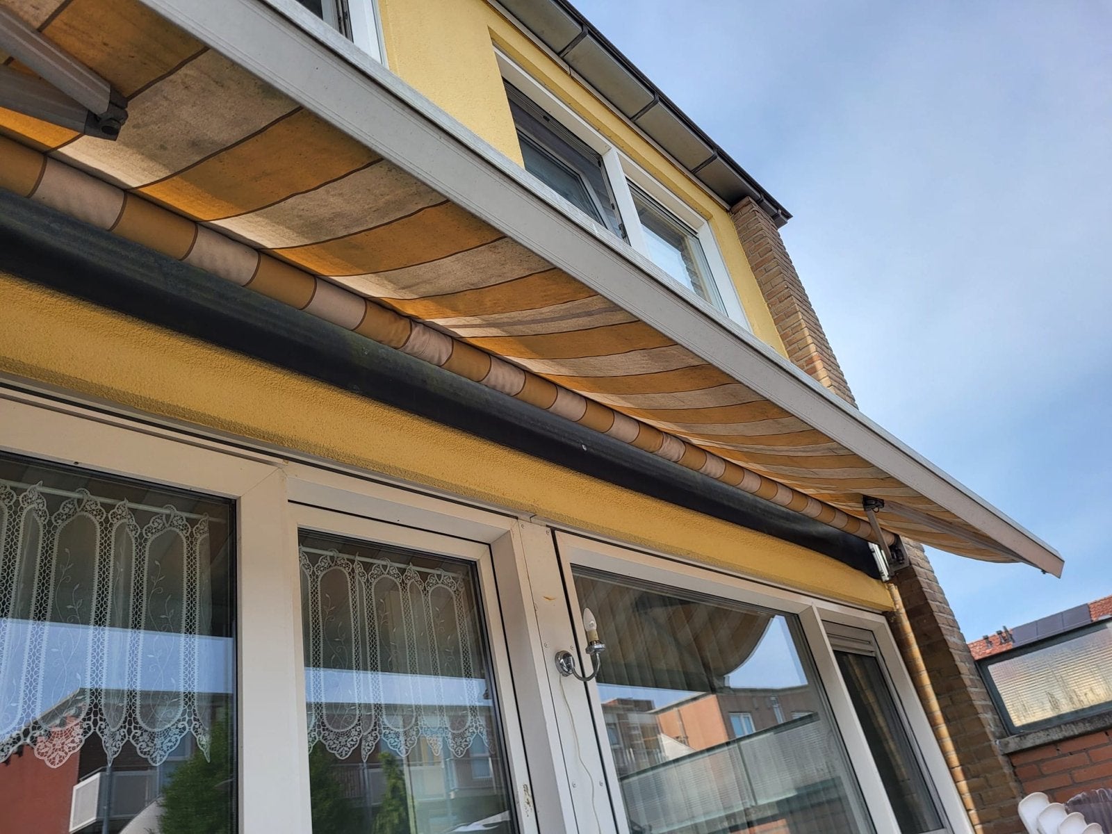 Zonnescherm - Gebruikt met defect, Ophalen, Gebruikt, 450 cm of meer, 150 tot 300 cm