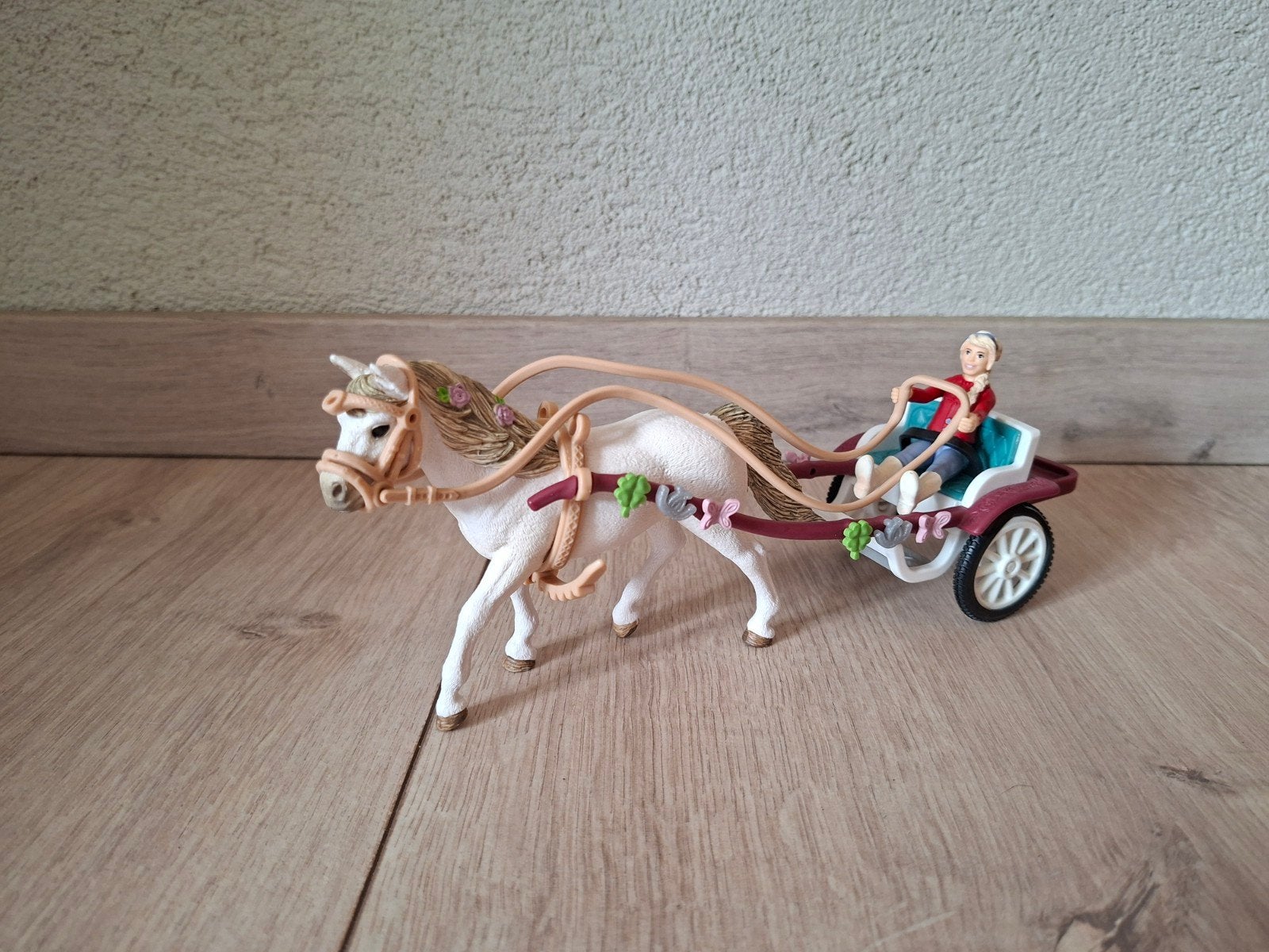 Schleich koets voor paardenshow, Verzamelen, Ophalen of Verzenden, Zo goed als nieuw