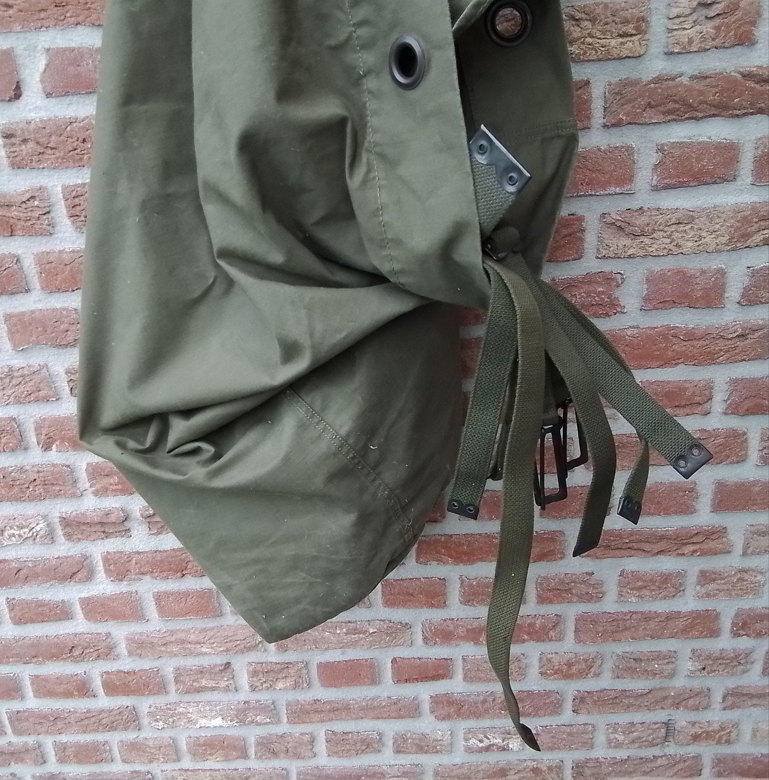 Vintage Militaire Plunjezak - Legergroen, Ophalen of Verzenden