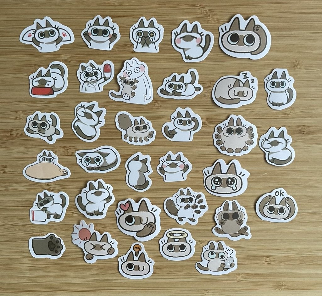 Katten stickers, Verzenden, Nieuw, Meerdere stickers