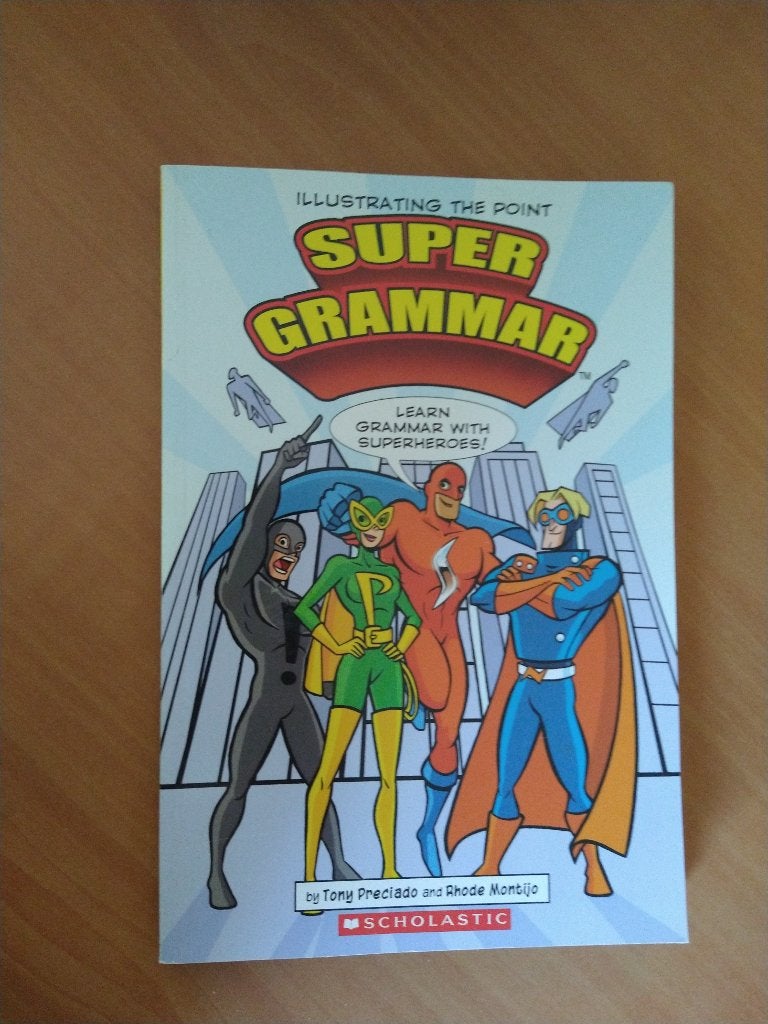 Super Grammar. Learn Grammar with Superheroes, Boeken, Ophalen of Verzenden, Zo goed als nieuw