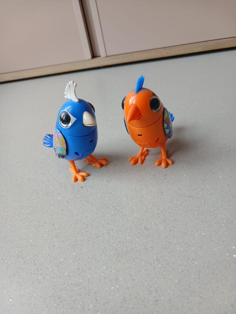 Digibirds duo set , interactieve vogeltjes., Verzamelen, Speelgoed, Ophalen of Verzenden, Zo goed als nieuw