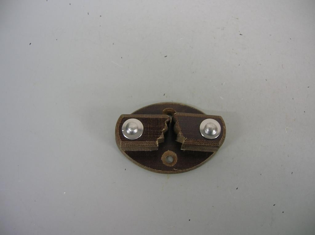 Tufnol schootklemmen, touwklemmen, 5 - 8 mm, Ophalen of Verzenden, Gebruikt, Overige typen