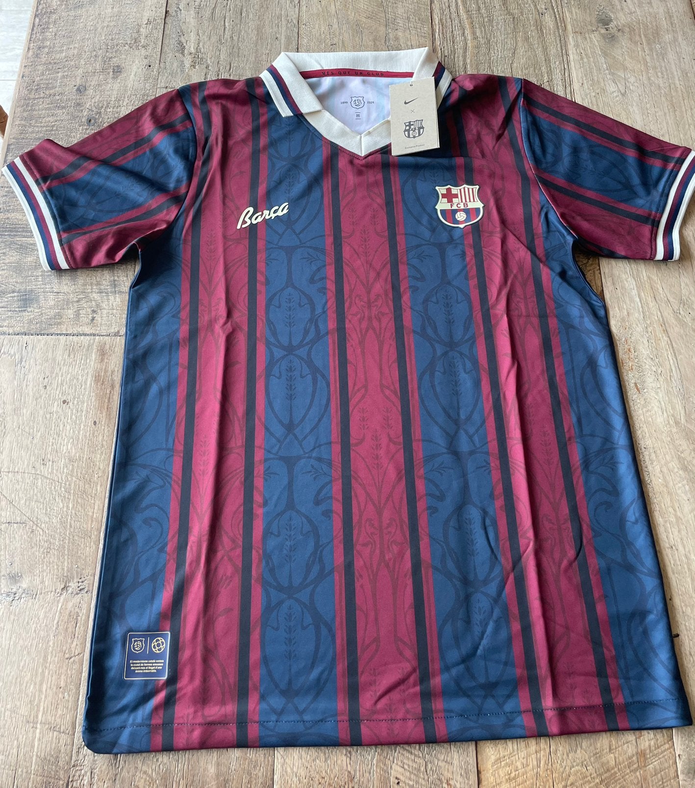 Barcelona Retro shirt, Maat M, Ophalen of Verzenden, Nieuw, Shirt