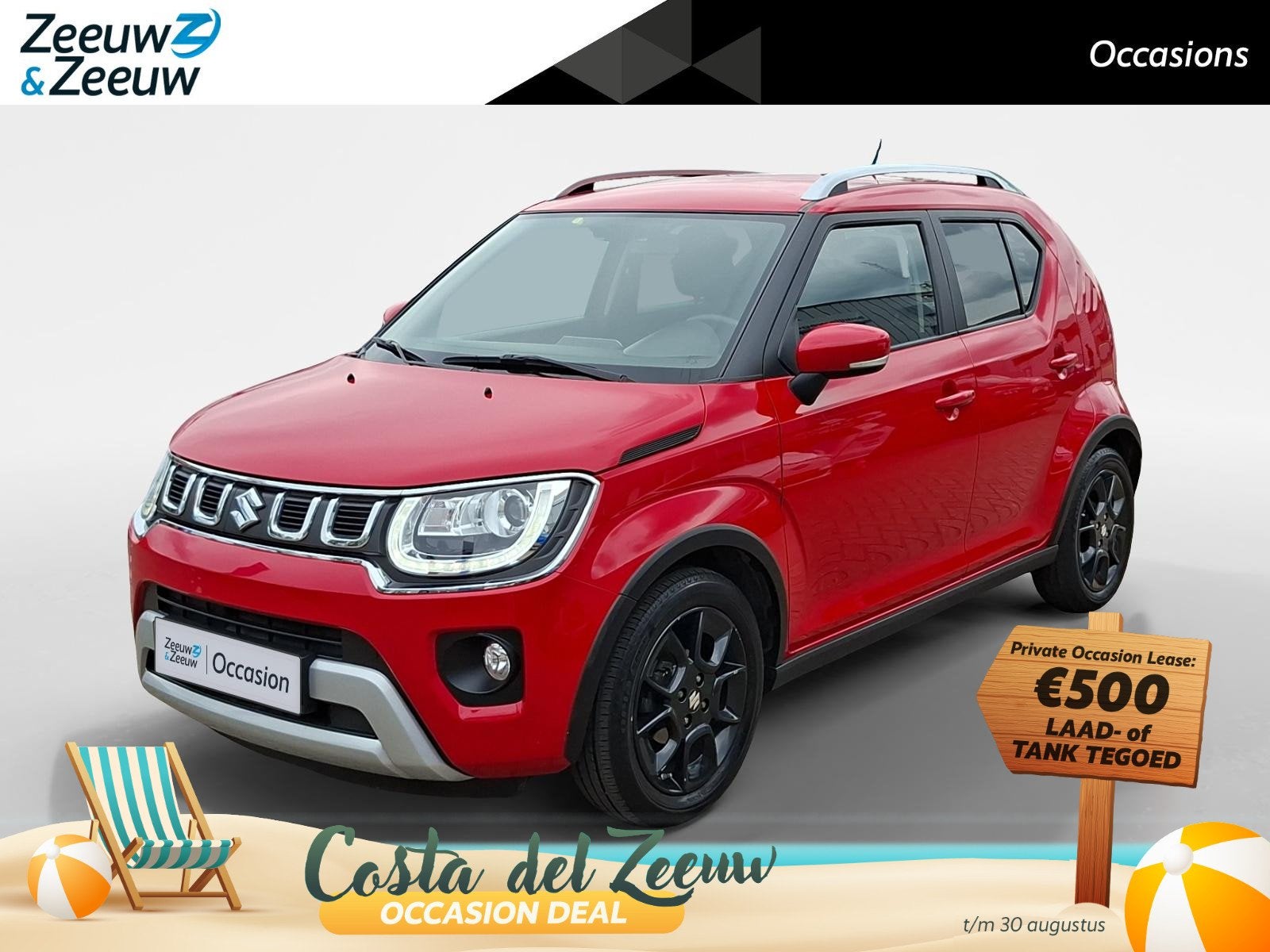 Suzuki Ignis Style automaat | Navigatie | Hoge instap | Acht, Auto's, 83 pk, Stof, Gebruikt, Euro 6