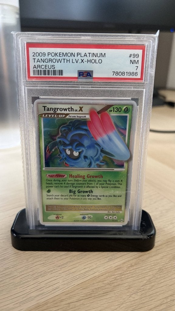 Tangrowth LV. X PSA 7, Ophalen of Verzenden, Zo goed als nieuw, Losse kaart
