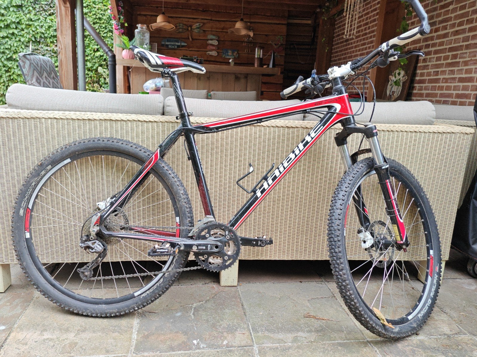 Haibike Edition SL Mountainbike - Rood/Zwart, Gebruikt, Schijfrem, 53 tot 57 cm, Ophalen