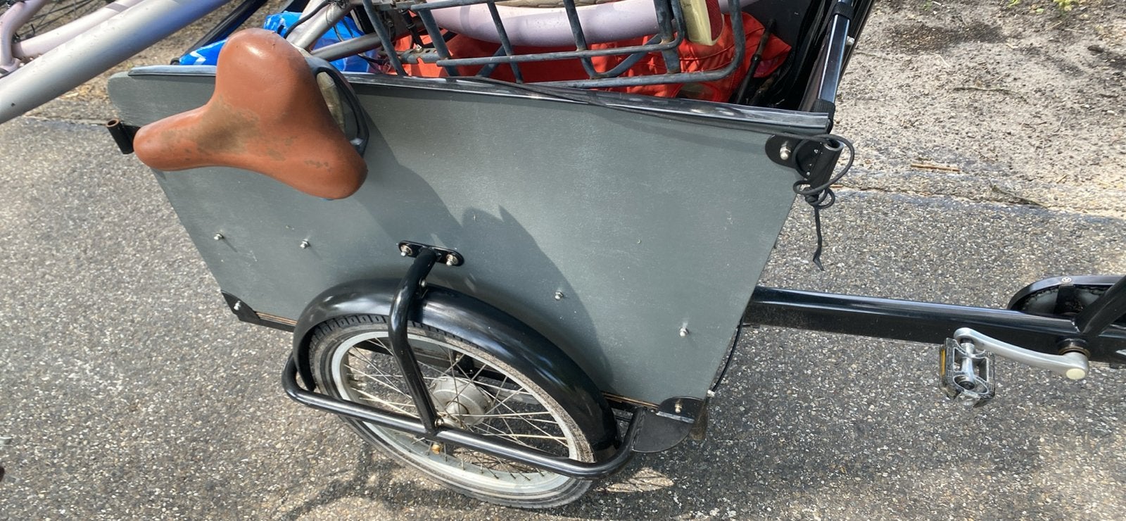 Bakfiets - Ideaal voor kinderen of goederen, Gebruikt, Goederen, Trommelrem, Ophalen