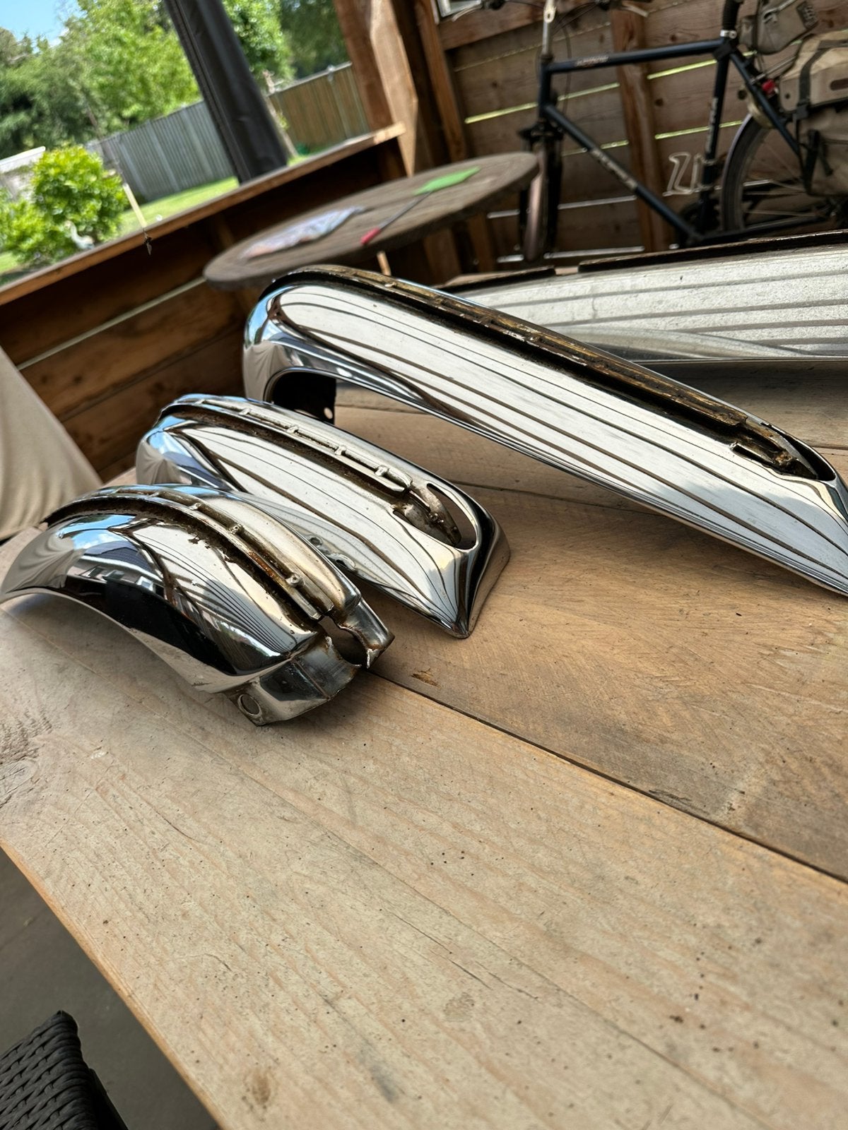 Mercedes Bumperhoeken W116, Ophalen of Verzenden, Achter, Mercedes-Benz, Bumper