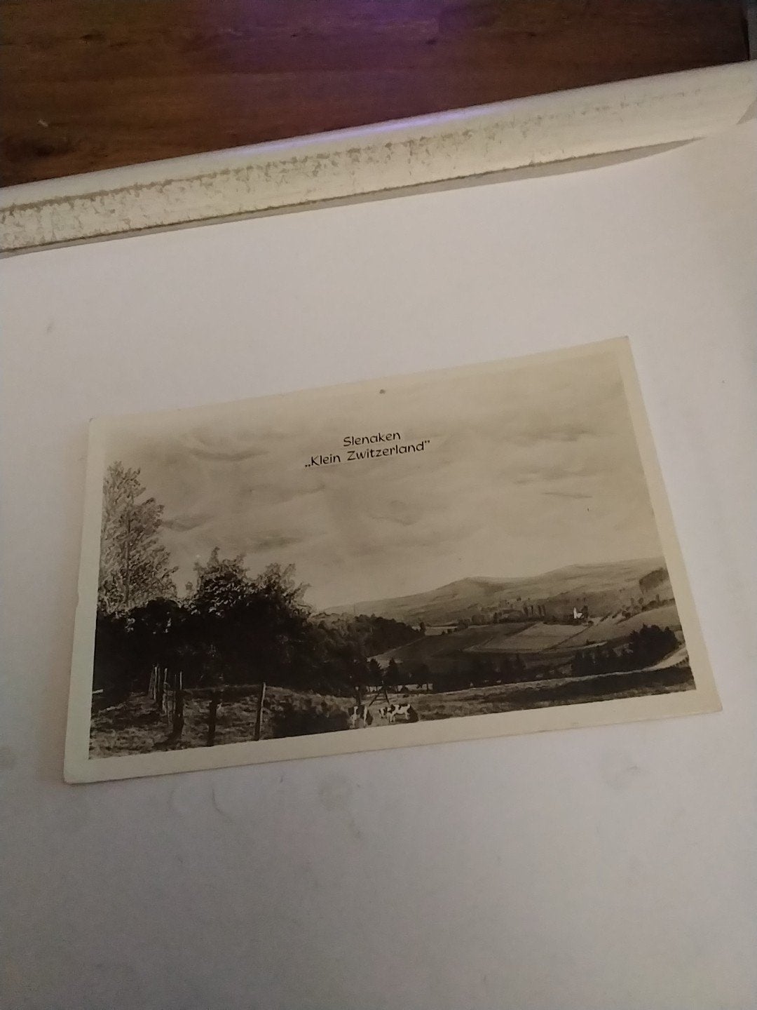 Oude Ansichtkaart Slenaken "Klein Zwitserland" Gelopen 1950, Ophalen of Verzenden, 1940 tot 1960, Gelopen, Limburg