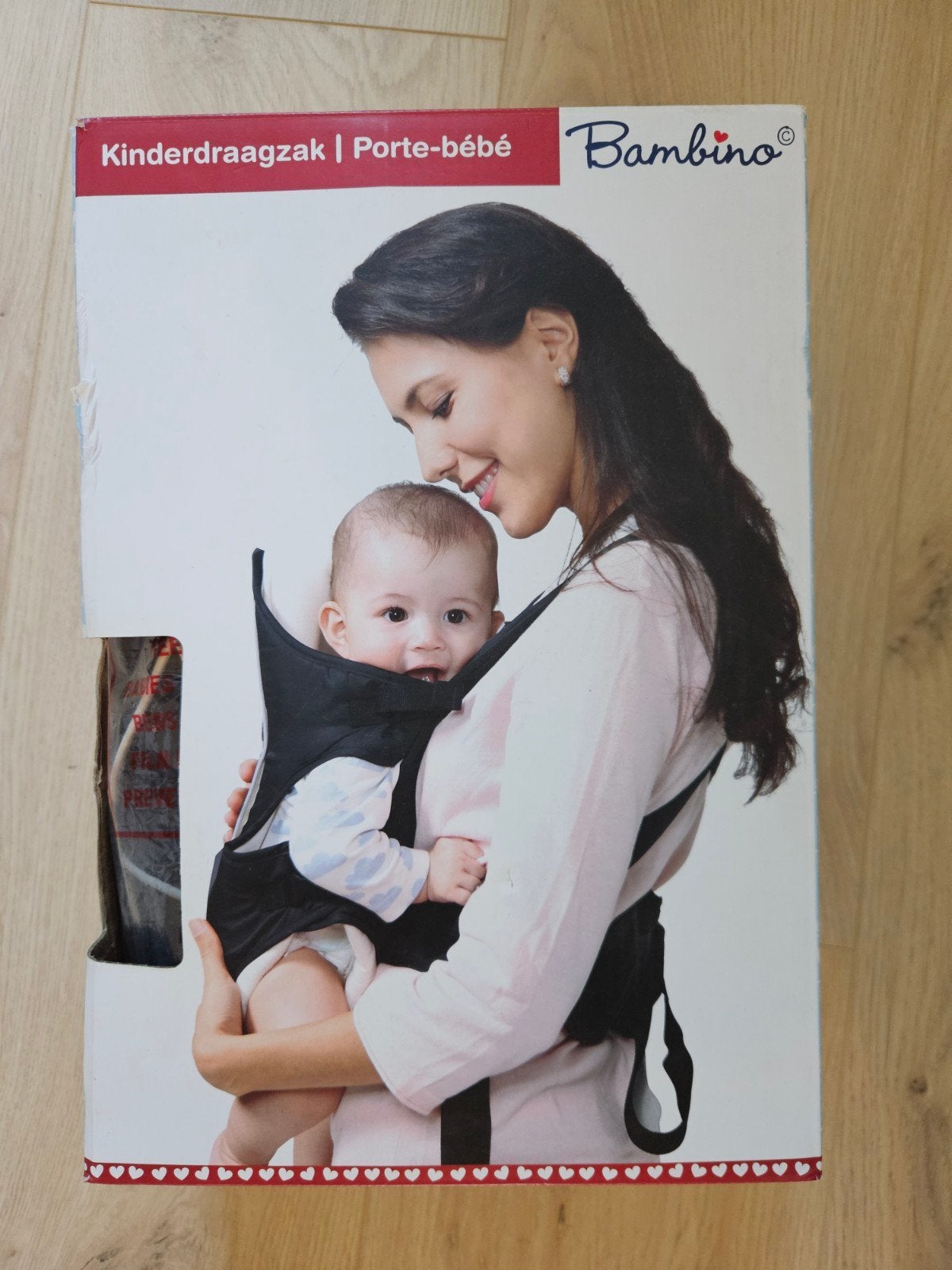 Bambino Kinderdraagzak - Comfortabel en Veilig, Kinderen en Baby's, Babydragers en Draagdoeken, Ophalen of Verzenden, Buik of Rug