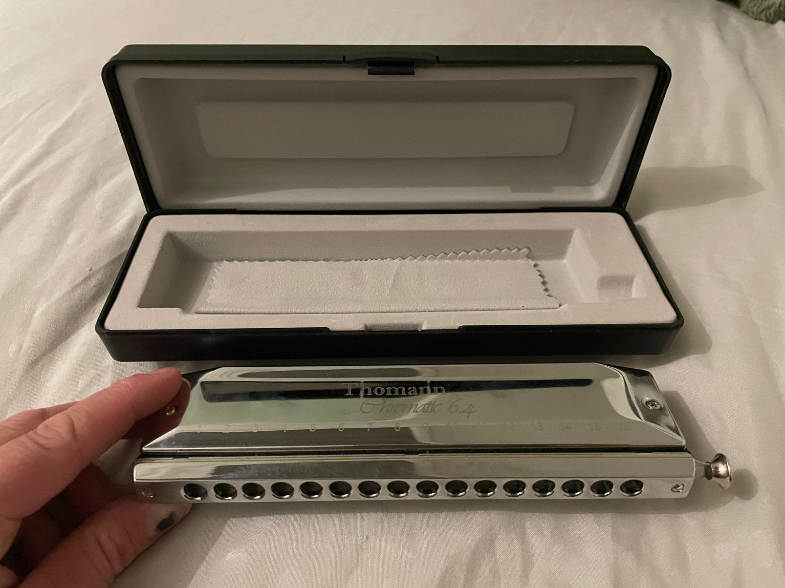 Mondharmonica thomann chromatic 64!, Ophalen of Verzenden, Zo goed als nieuw, C-mondharmonica