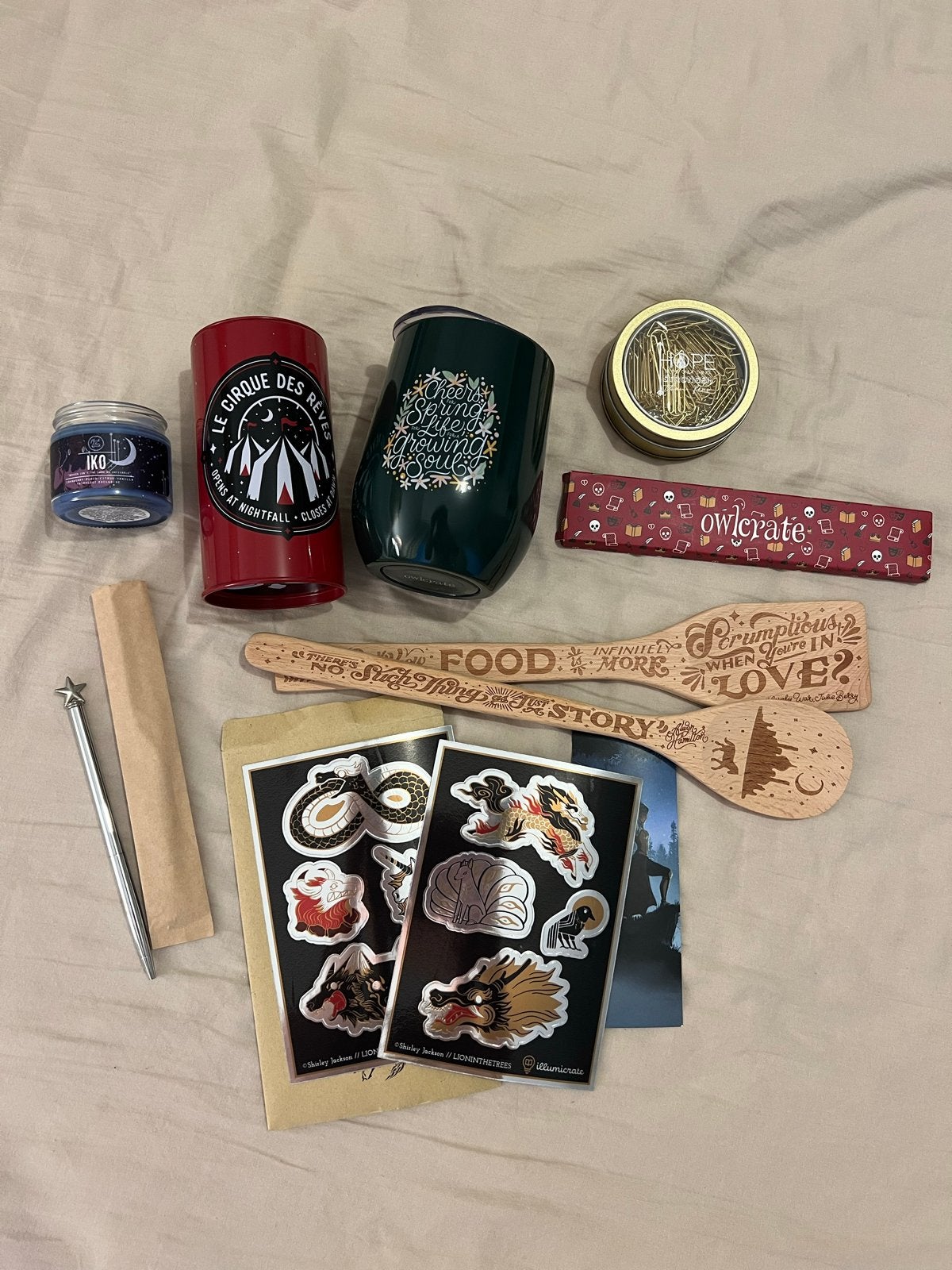 Owlcrate, Fairyloot & Illumicrate Goodies, Ophalen of Verzenden, Zo goed als nieuw