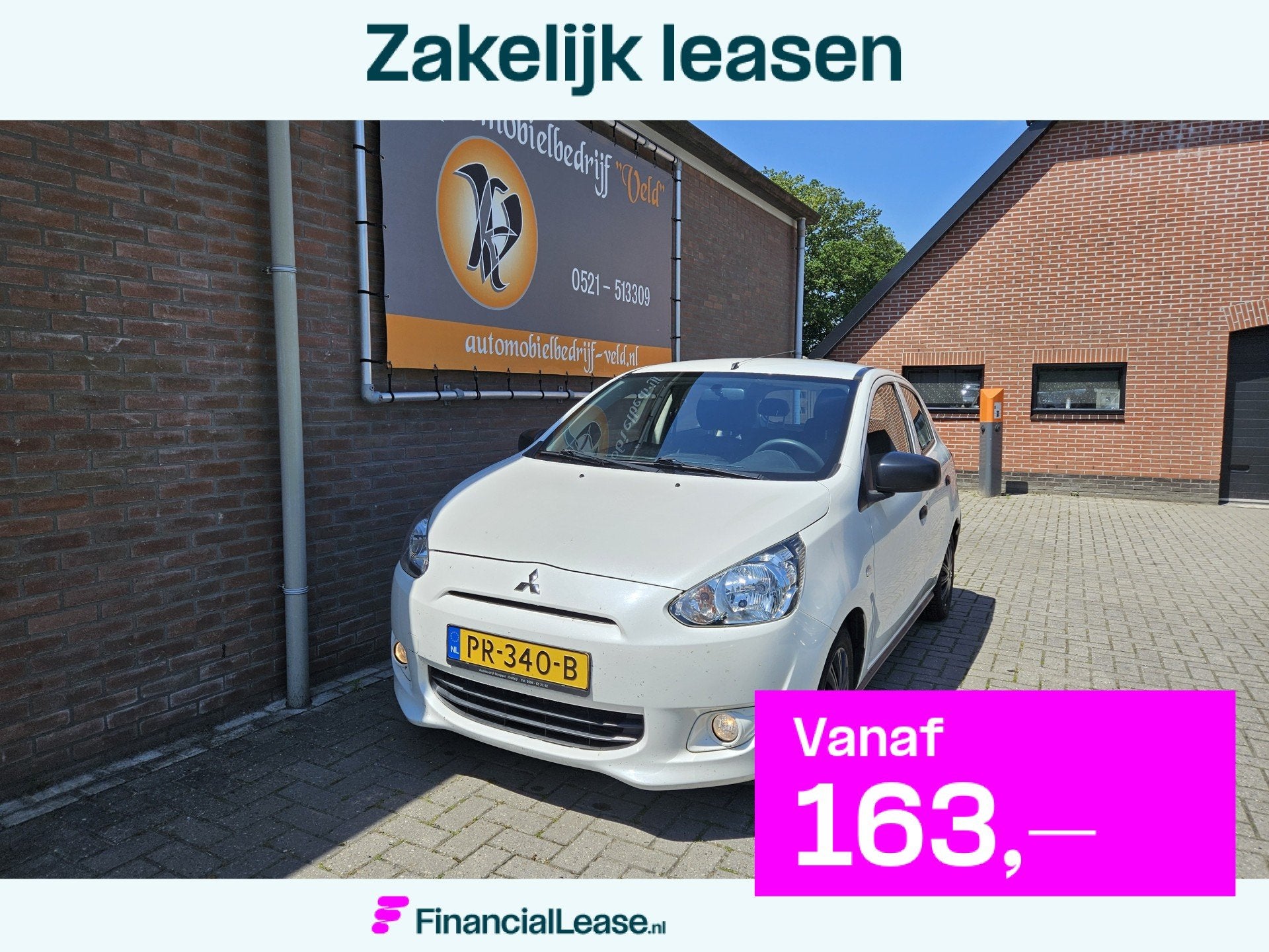 Mitsubishi Space Star 1.0 Inform, Voorwielaandrijving, Stof, Gebruikt, Zwart