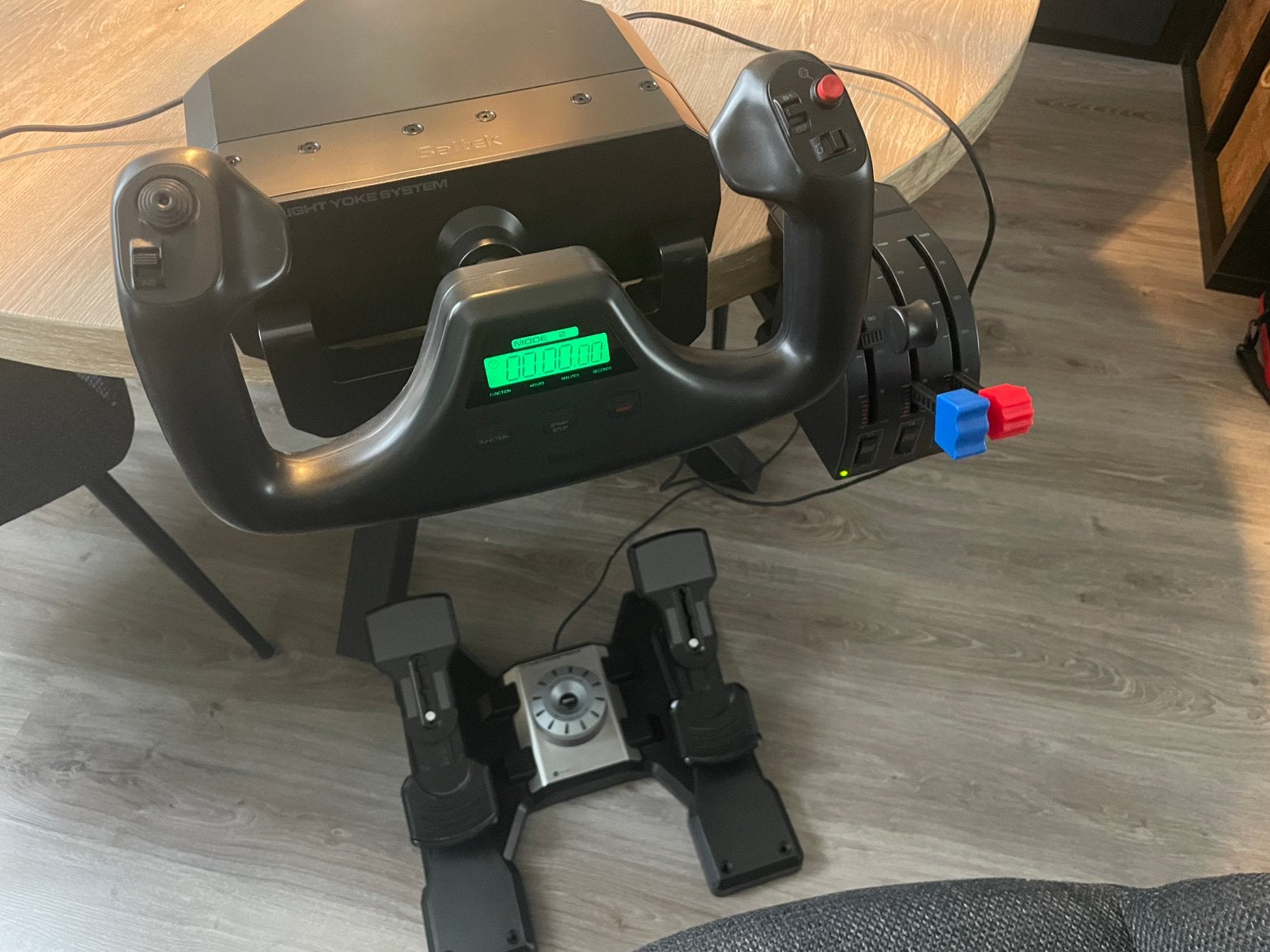 Complete saitek Flightsim controller set / topstaat!, Ophalen, Zo goed als nieuw