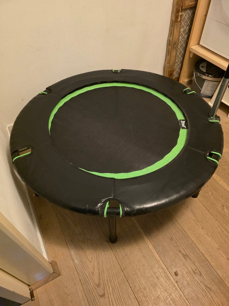 Fitnesstrampoline 112 cm doorsnee, Ophalen, Zo goed als nieuw, Buik, Overige typen