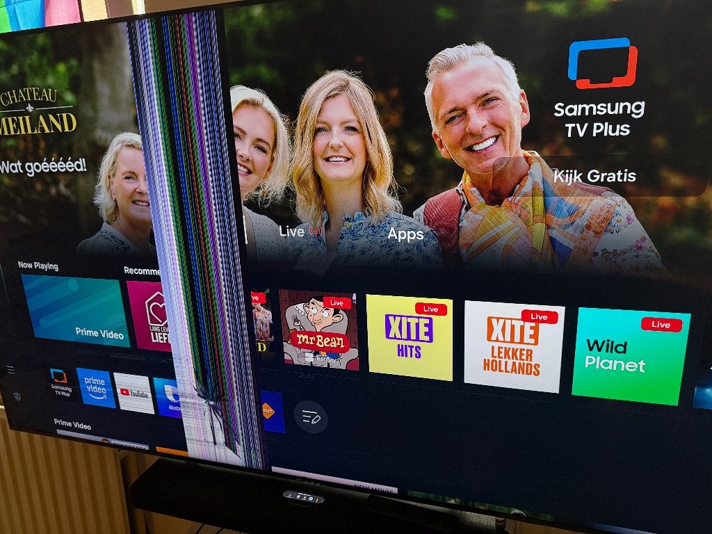 Samsung TV QE75QN800B 75" 8K Neo QLED – defect scherm, Ophalen, QLED, 120 Hz, 8k (UHD)