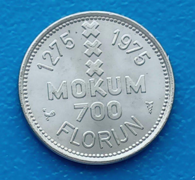 1 Mokum FLORIJN - Amsterdam 700 Unc, Postzegels en Munten, Penningen en Medailles, Verzenden, Overige materialen, Nederland