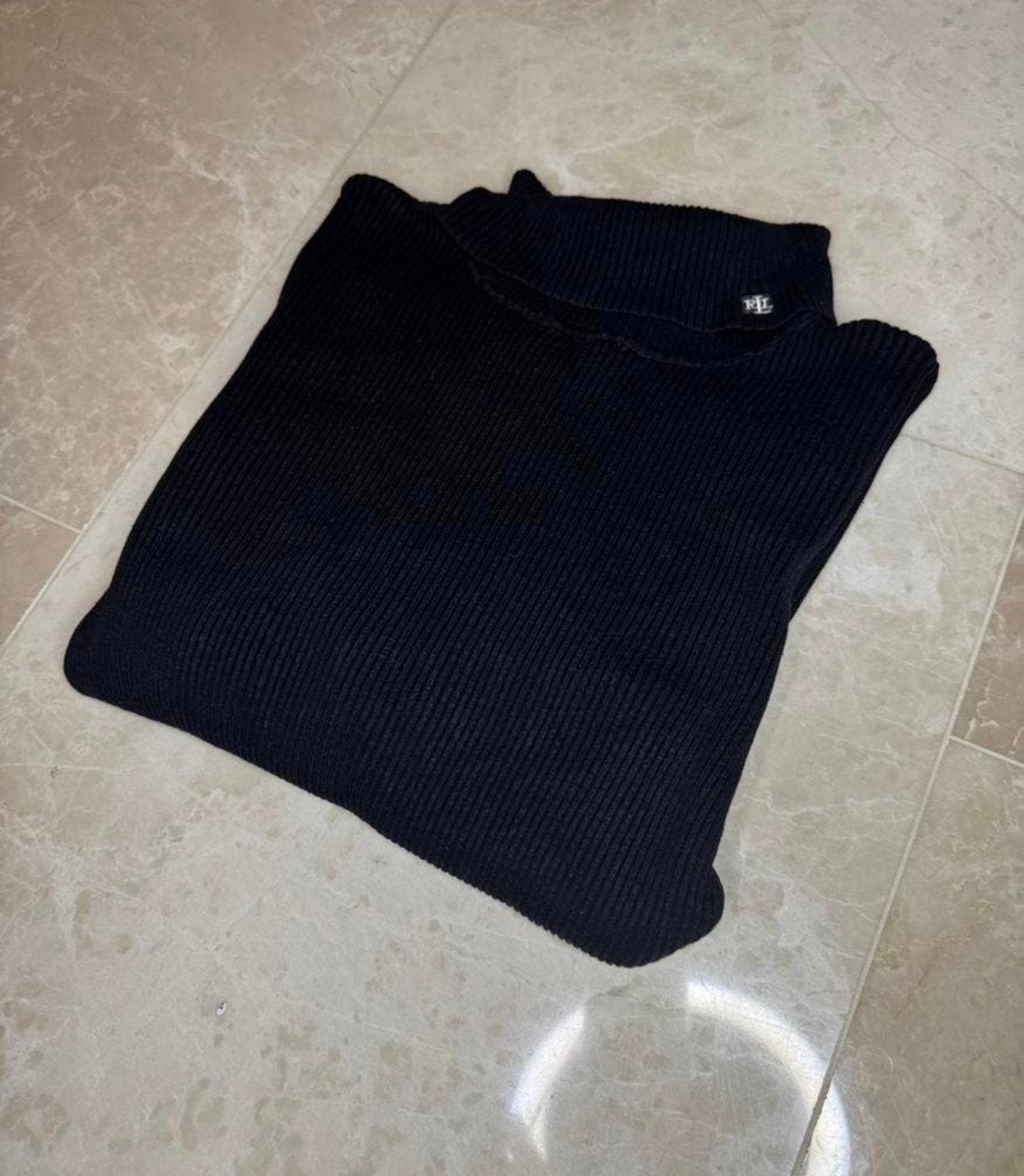 Ralph Lauren Trui, Ophalen of Verzenden, Zo goed als nieuw, Maat 56/58 (XL), Zwart