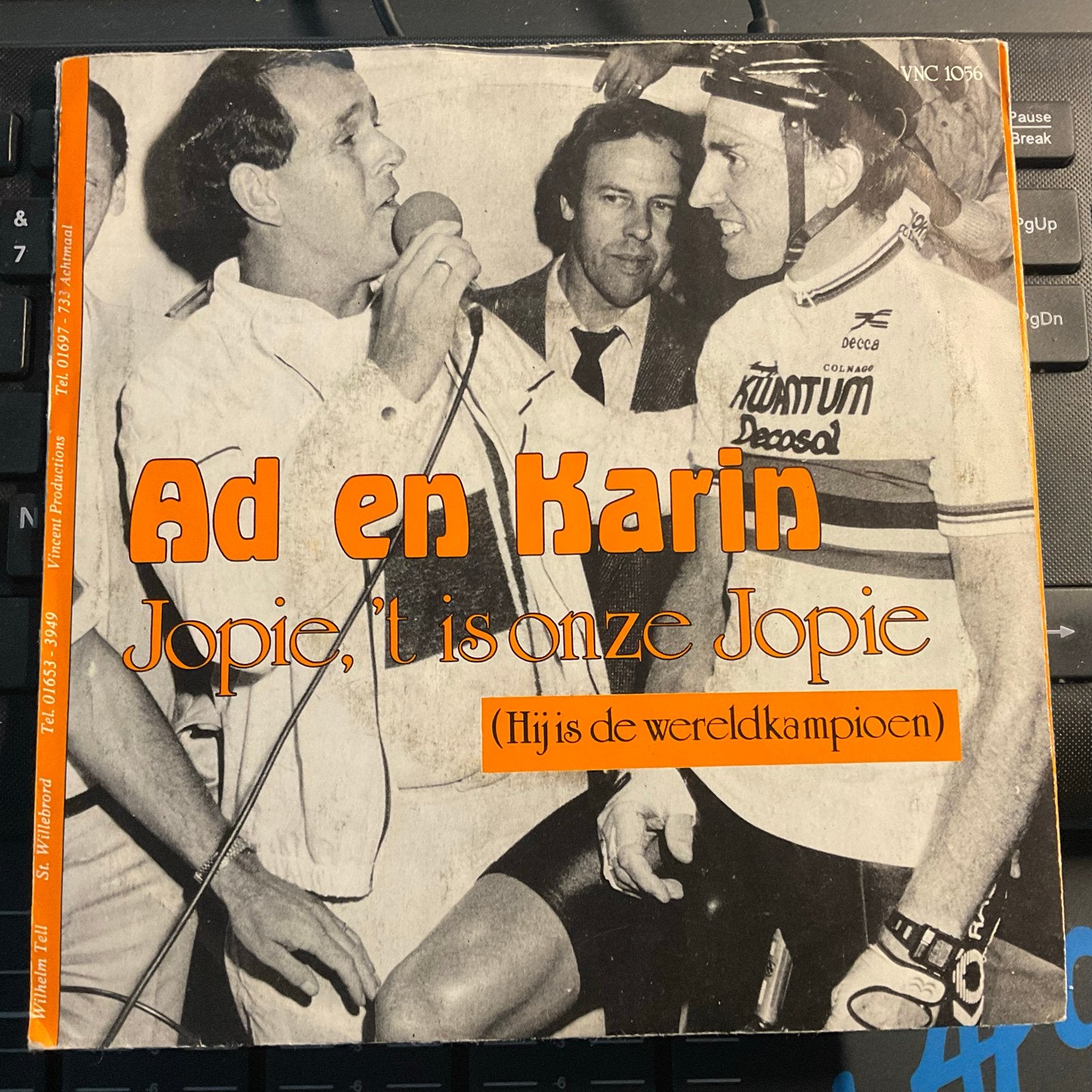 Ad & Karin - Jopie, 't is onze Jopie (Vinyl Single), Gebruikt, 7 inch, EP, Nederlandstalig