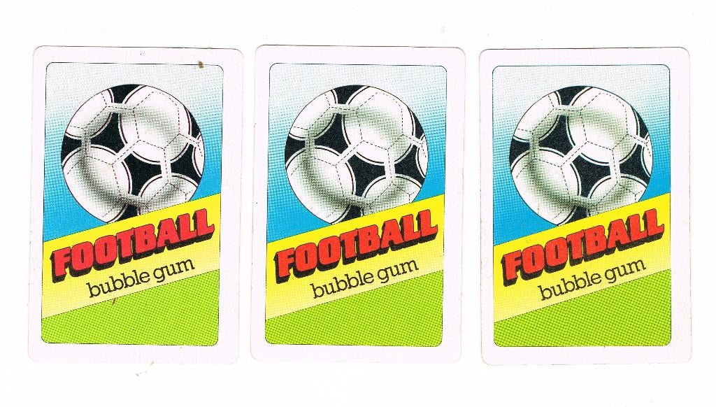 Football Bubble Gum kaartjes, Ophalen of Verzenden