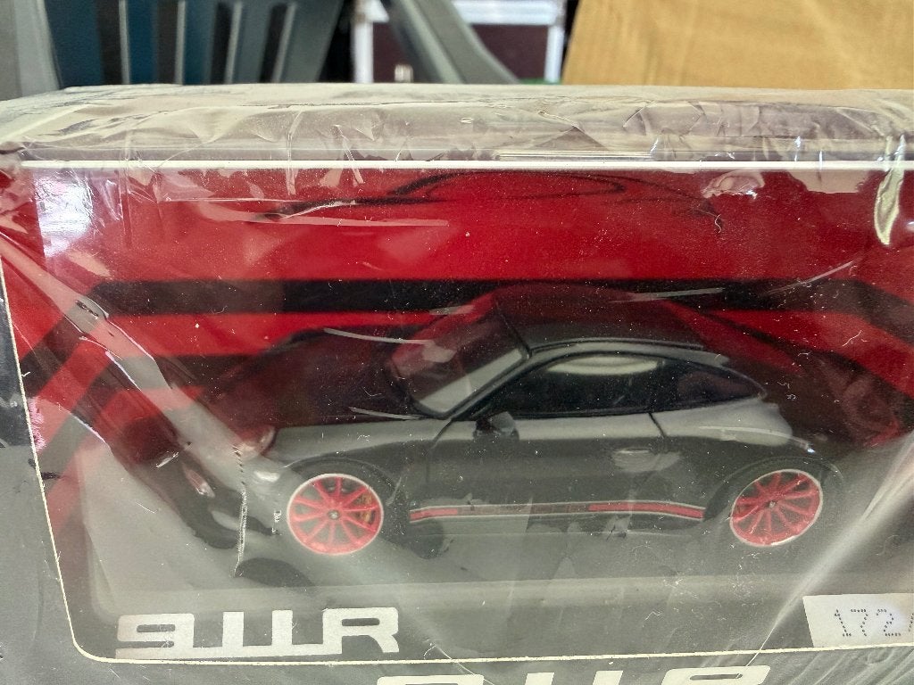 1:43 Porsche 911 RSR zwart Spark, Ophalen of Verzenden, Nieuw, Auto, Overige merken