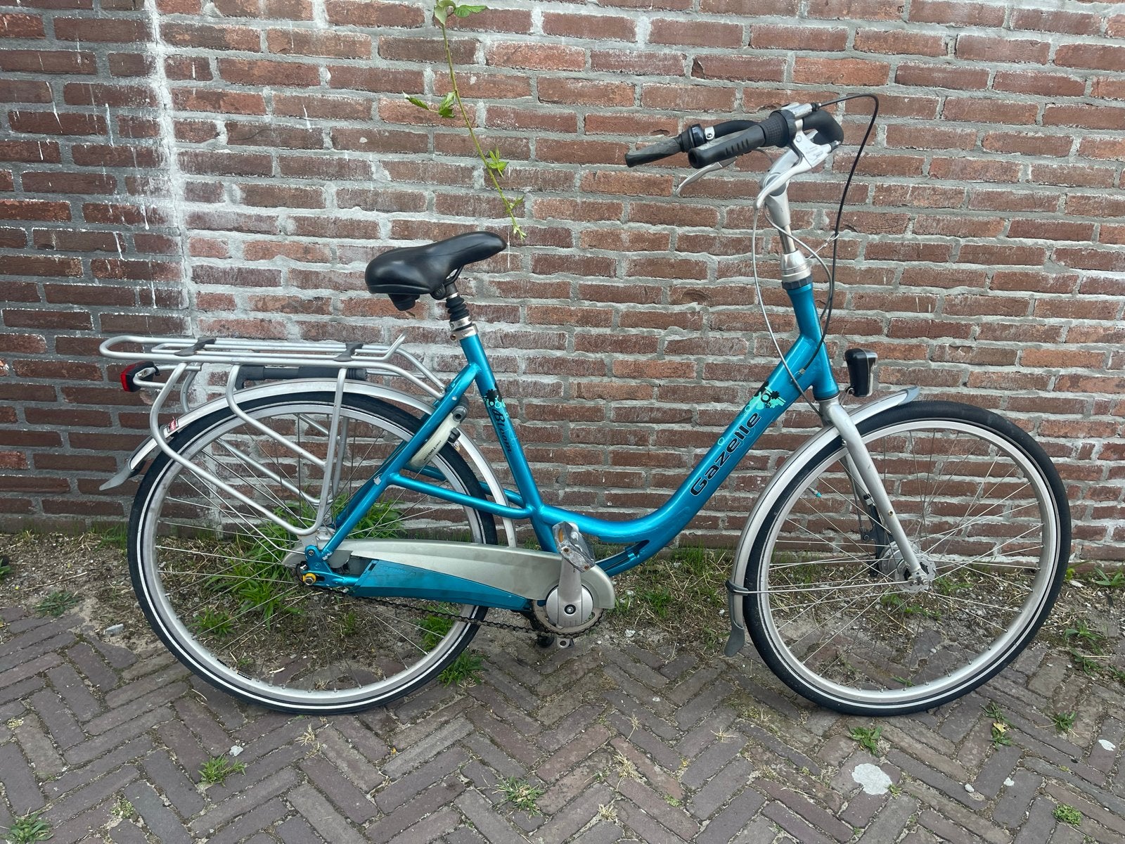 28” Gazelle Bloom, 7 versnellingen, licht en slot!, Ophalen, Velgrem, 56 cm of meer, Gazelle