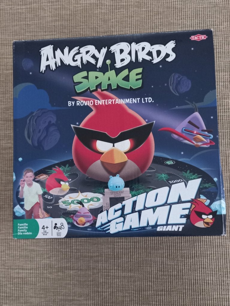 Angry Birds aktiespel - gooi big van blokkentoren, Ophalen, Zo goed als nieuw