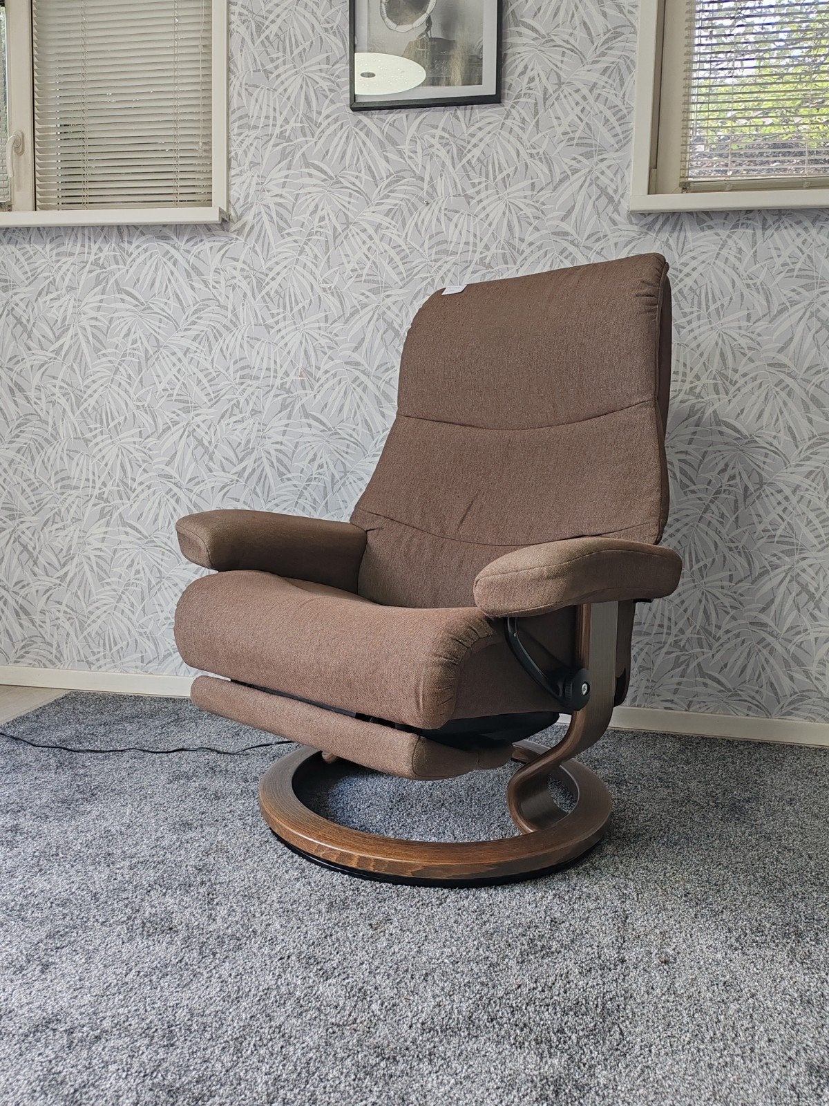 Stressless View Classic power relax fauteuil, Gebruikt, Modern, Comfort, 75 tot 100 cm, Ophalen of Verzenden